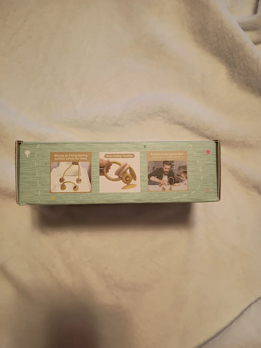 Parent-Child Interactive Silicone Baby Toy Set - Beige